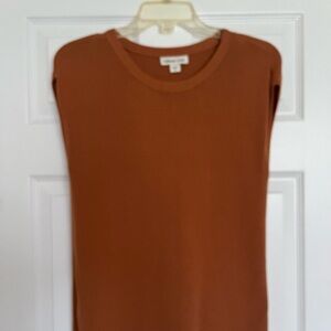 Coldwater Creek Orange Sleeveless top